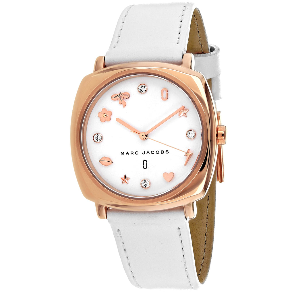 Marc Jacobs White leather White Dial Rose Gold Watch MJ8678 Hoofdafbeelding
