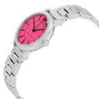 Marc Jacobs Roxy Fuchsia Dial Silver Watch MJ3528
