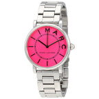 Marc Jacobs Roxy Pink Dial Silver Tone Watch MJ3524