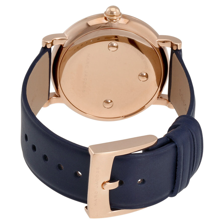 Marc Jacobs Roxy Navy Blue Dial Rose Gold Watch MJ1534