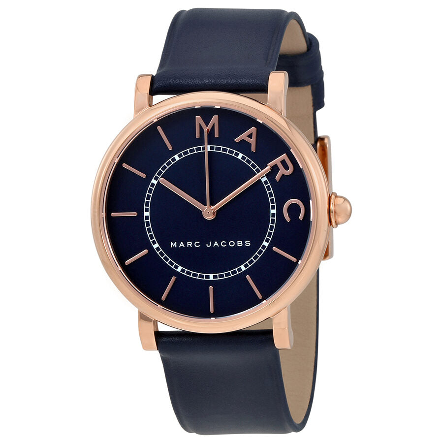 Marc Jacobs Roxy Navy Blue Dial Rose Gold Watch MJ1534