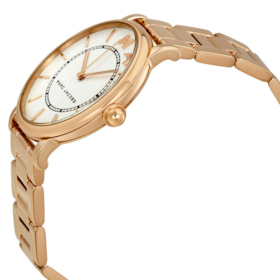 Marc Jacobs Roxy White Dial Rose Gold Tone Watch MJ3523