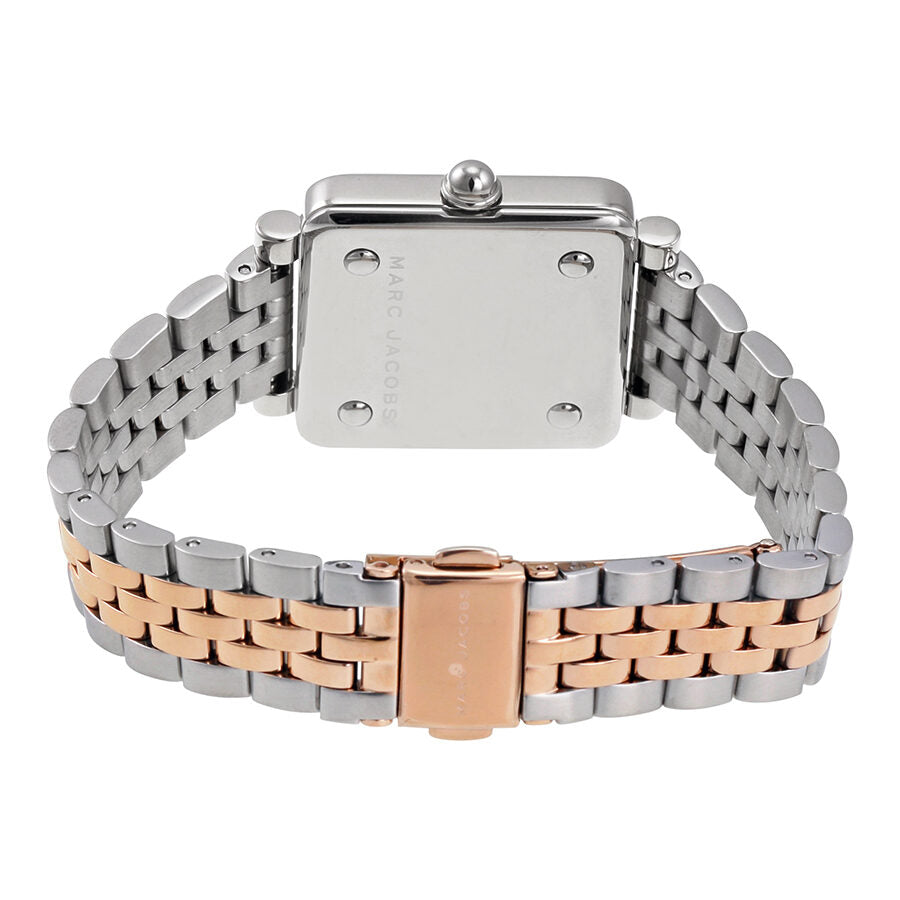 Marc Jacobs Vic Silver Dial Two Tone Watch MJ3463