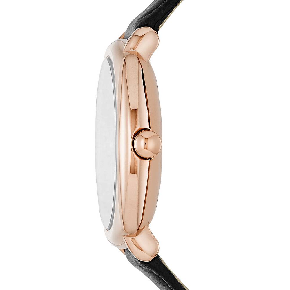 Marc Jacobs Mandy Black Dial Rose Gold Watch MJ1565