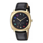 Marc Jacobs Mandy Black Dial Gold Watch MJ1597