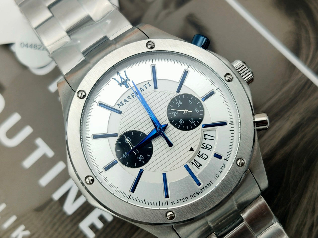 Maserati Circuito Chronograph Silver Dial Men's Watch R8873627005
