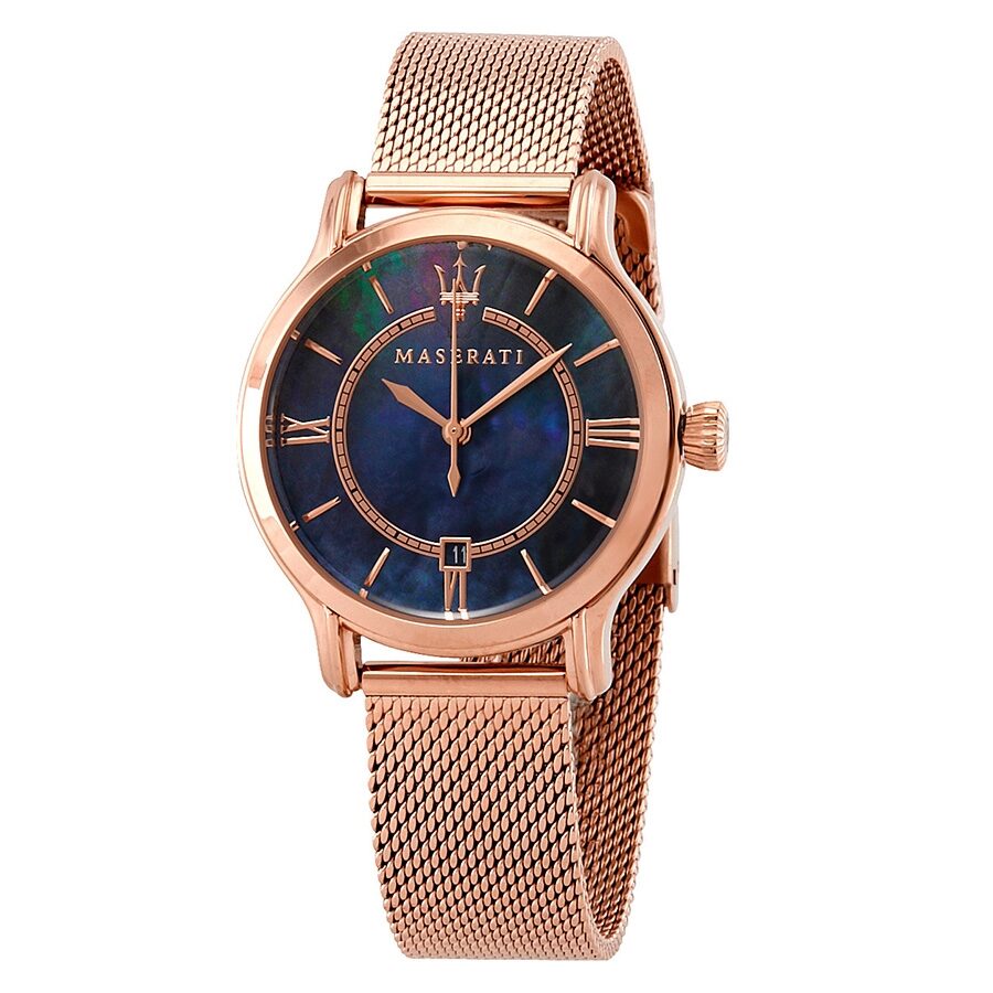 Maserati Epoca Blue Mother of Pearl Dial Ladies Watch R8853118503 Main image