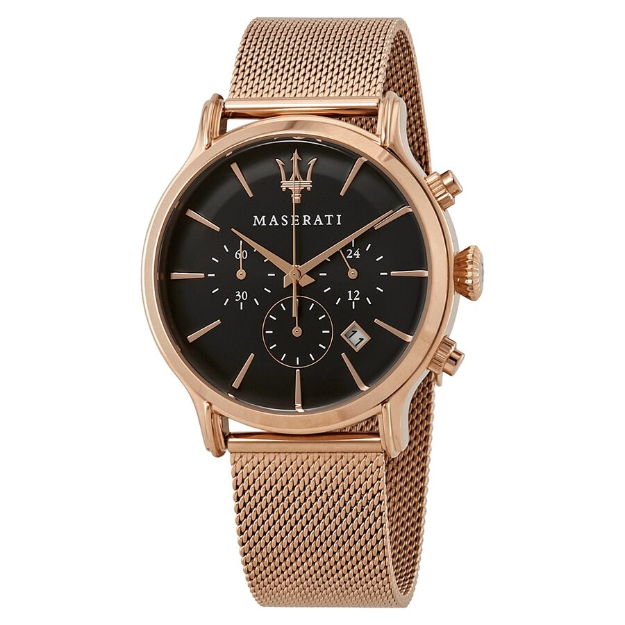 Maserati Epoca Chronograph Black Dial Men's Watch R8873618005 Main image