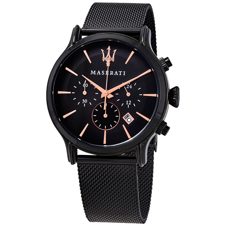 Maserati Epoca Chronograph Black Dial Men's Watch R8873618006 Main image