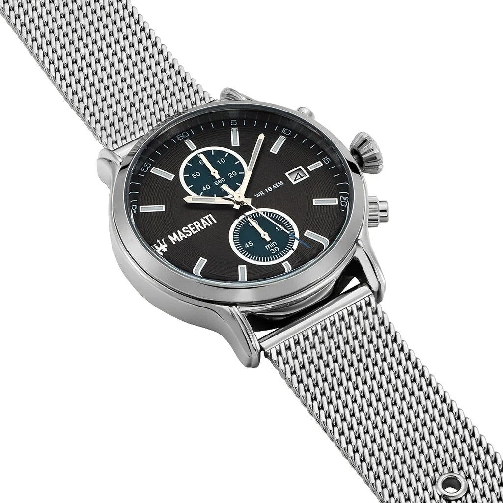 Maserati Epoca Grey/Blue Dial Chronograph Men's Watch R8873618003 Secondary image