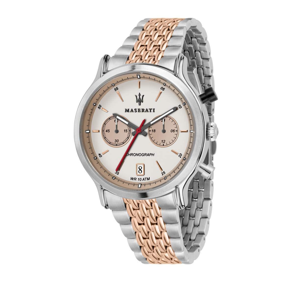 Maserati Legend 42 mm Chronograph Ivory Dial Men's Watch R8873638002 Main image
