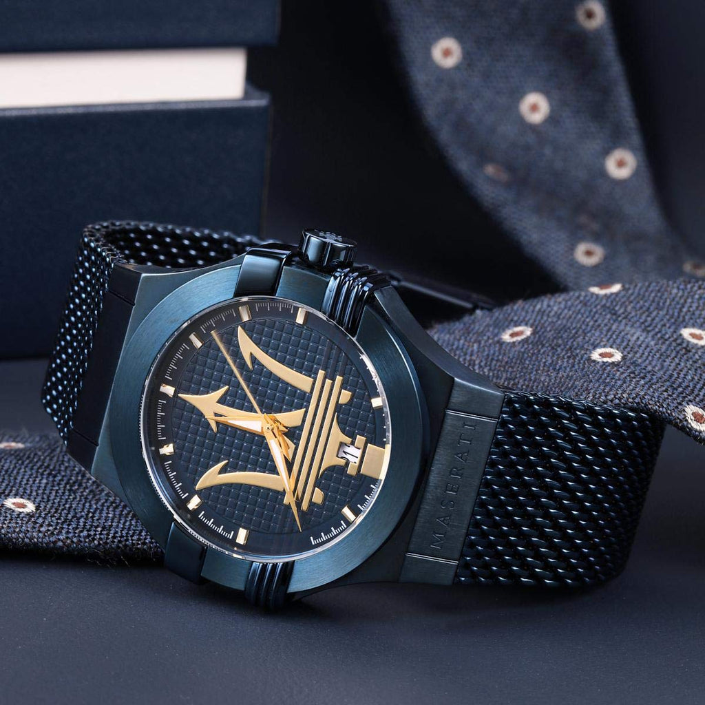 Maserati Potenza Analog Blue Dial Men's Watch R8853108008