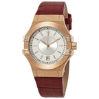 Maserati Potenza Chronograph Silver Dial Ladies Watch R8851108501