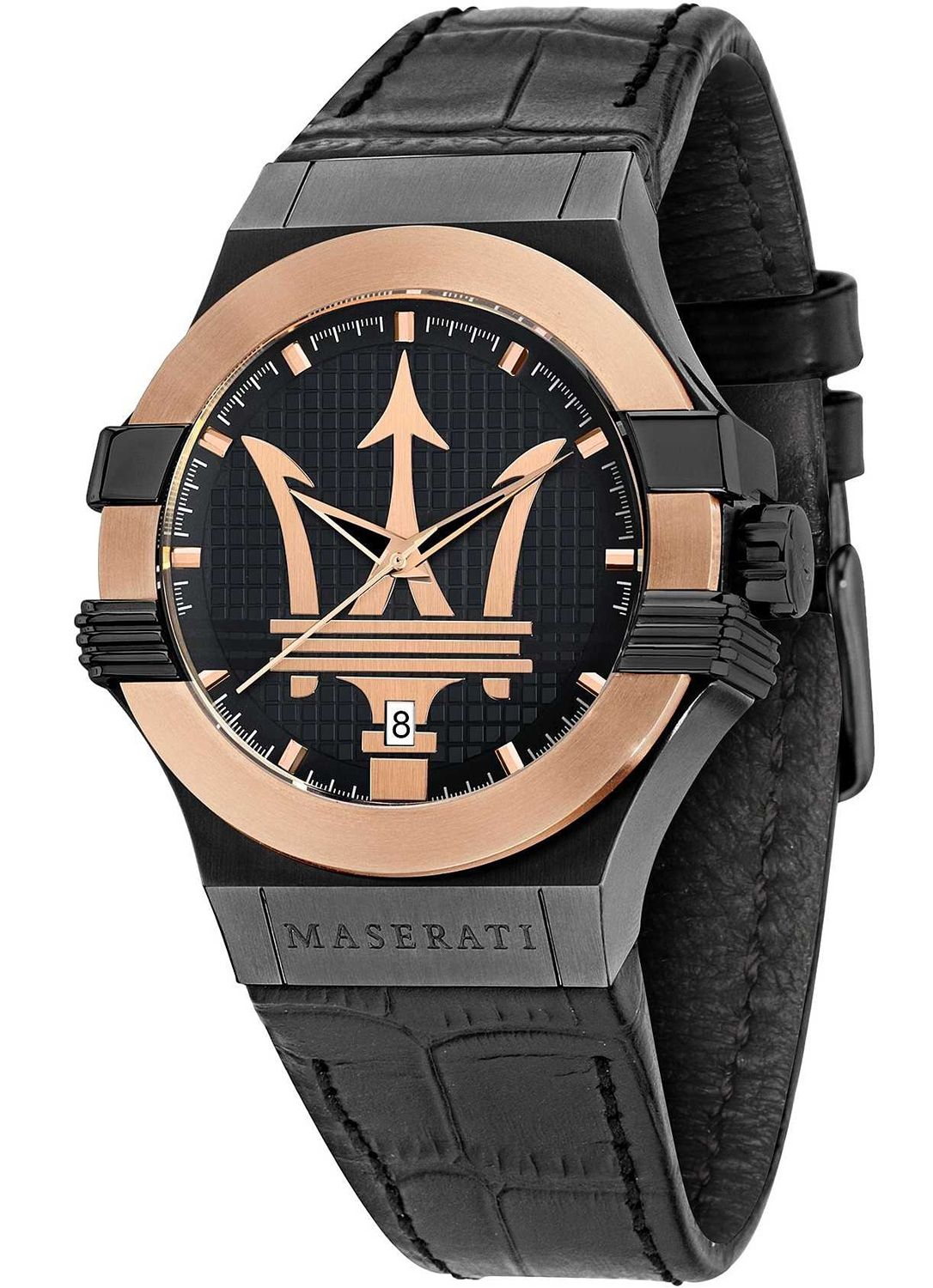 Maserati Potenza Quartz Black Dial Men's Watch R8851108032 Main image