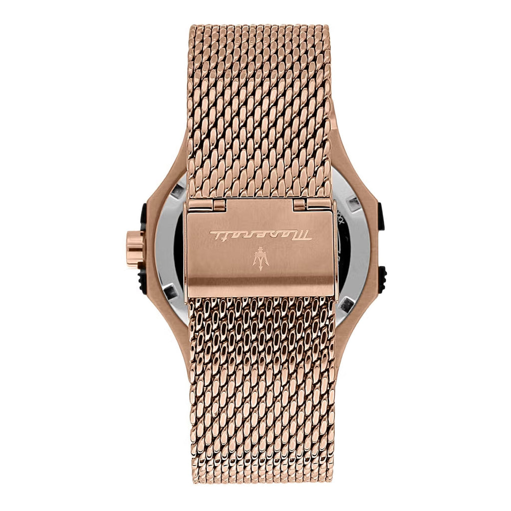 Maserati Potenza Rose Gold Mesh Bracelet Unisex Watch R8853108009