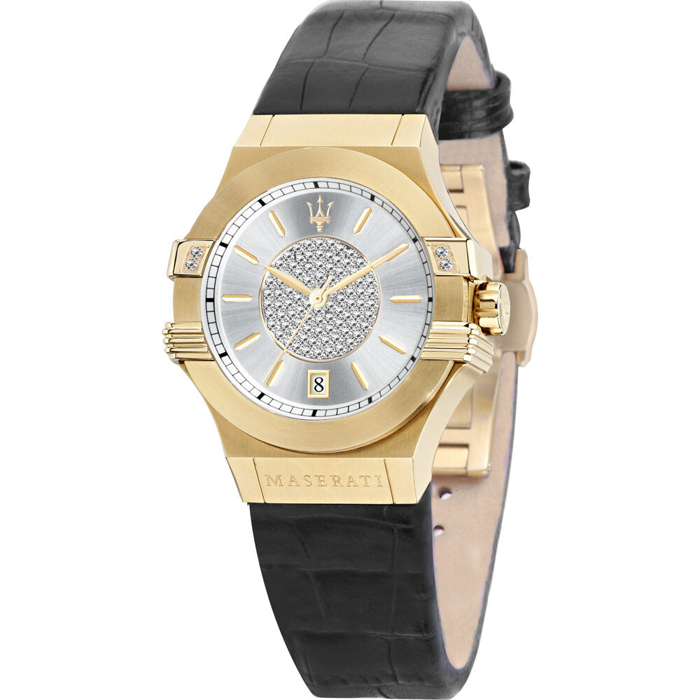 Maserati Potenza Silver Dial Ladies Watch R8851108505 Hoofdafbeelding