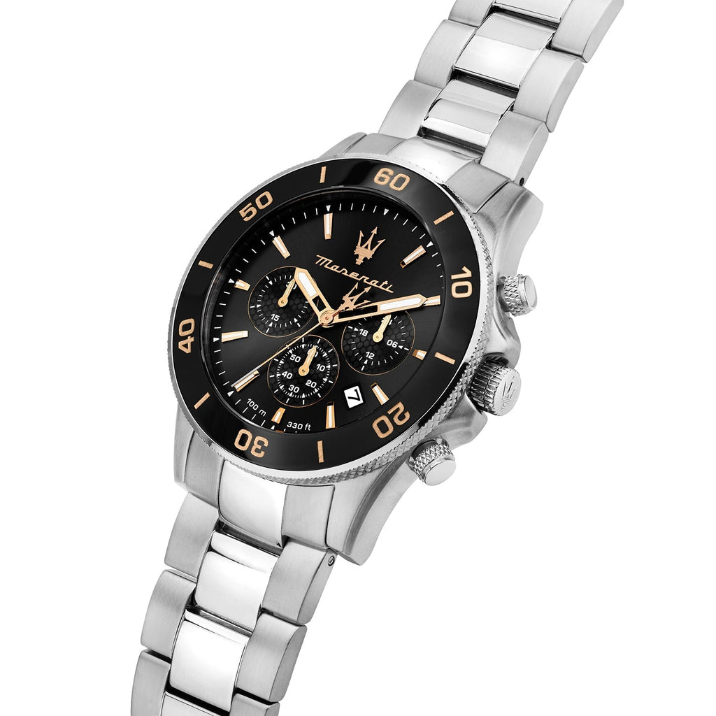 Maserati Competizione Diver Silver Men's Watch - R8873600003