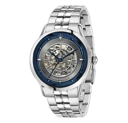 Maserati Ricordo Automatic Grey Dial Men's Watch R8823133003 Hoofdafbeelding