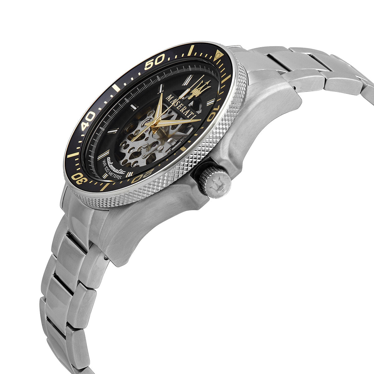 Maserati Sfida Automatic Herenhorloge met zwarte wijzerplaat R8823140002 Secundaire afbeelding