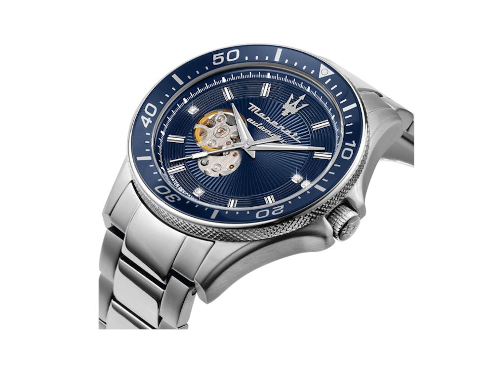Maserati Sfida Diamond Silver Automatic Men's Watch R8823140007 Secundaire afbeelding