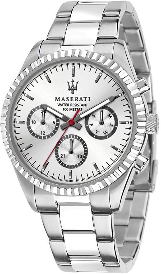 Maserati Silver Stainless-Steel Quartz Men's Watch R8853100018 Main image