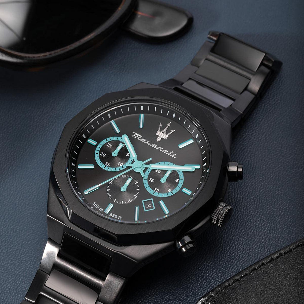 Maserati Stile Analog Black Dial Men's Watch R8873644001
