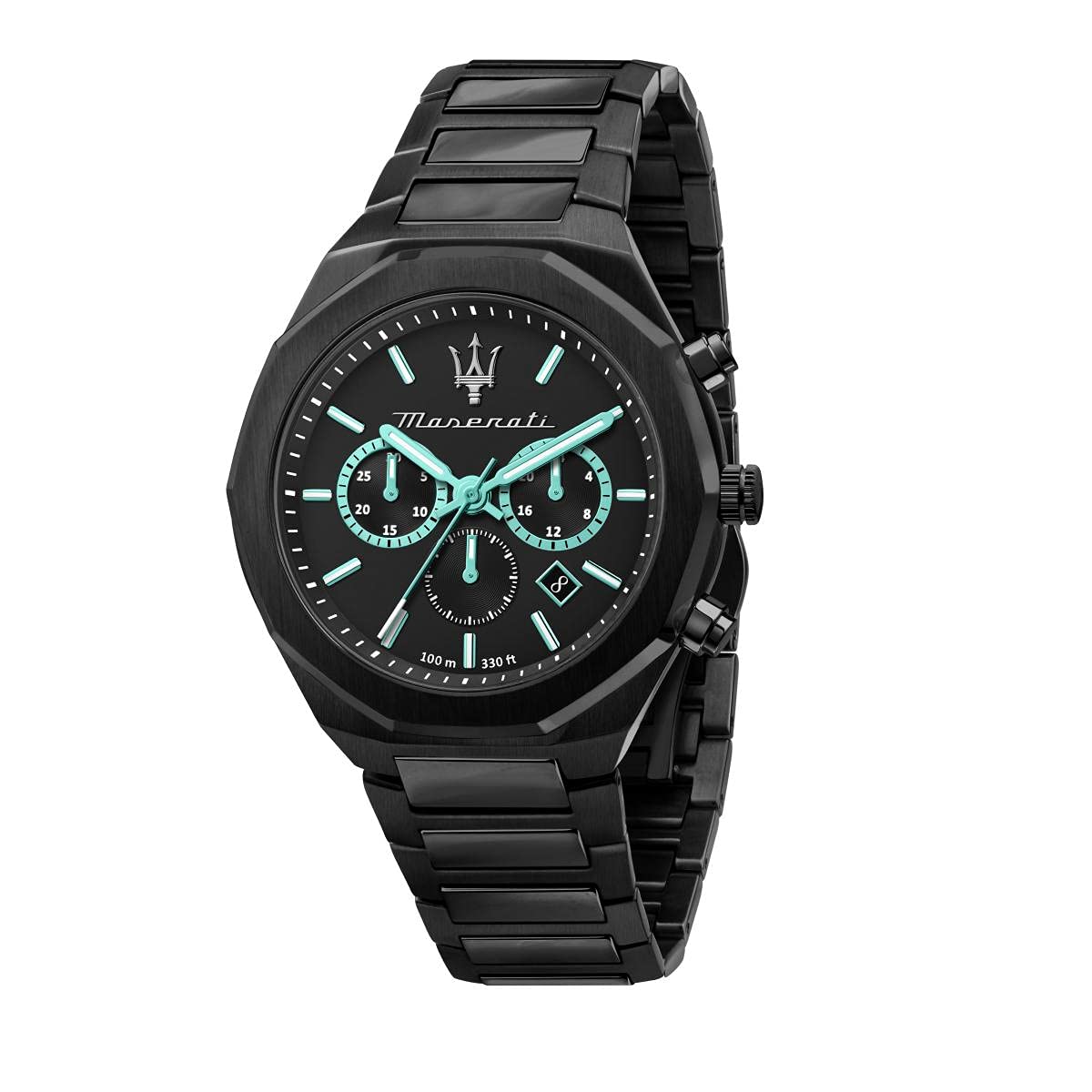 Maserati Stile Analoog Herenhorloge met Zwarte Wijzerplaat R8873644001 Hoofdafbeelding