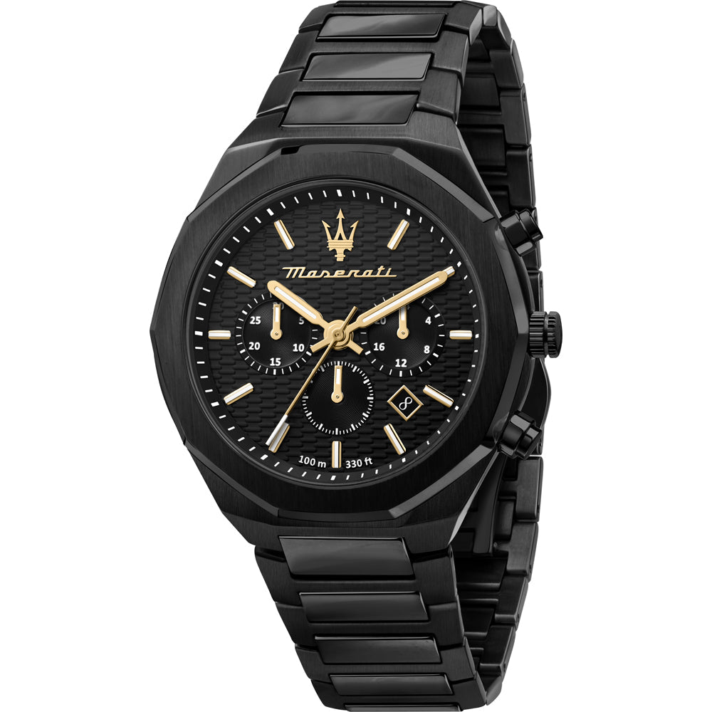 Maserati Stile Black Chronograph Men's Watch R8873642005 Main image
