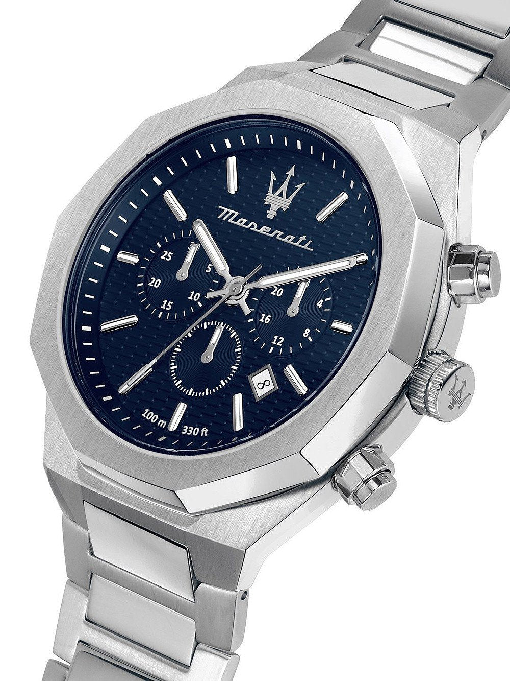 Maserati Stile Chronograaf Herenhorloge Zilver R8873642006 Secundaire afbeelding