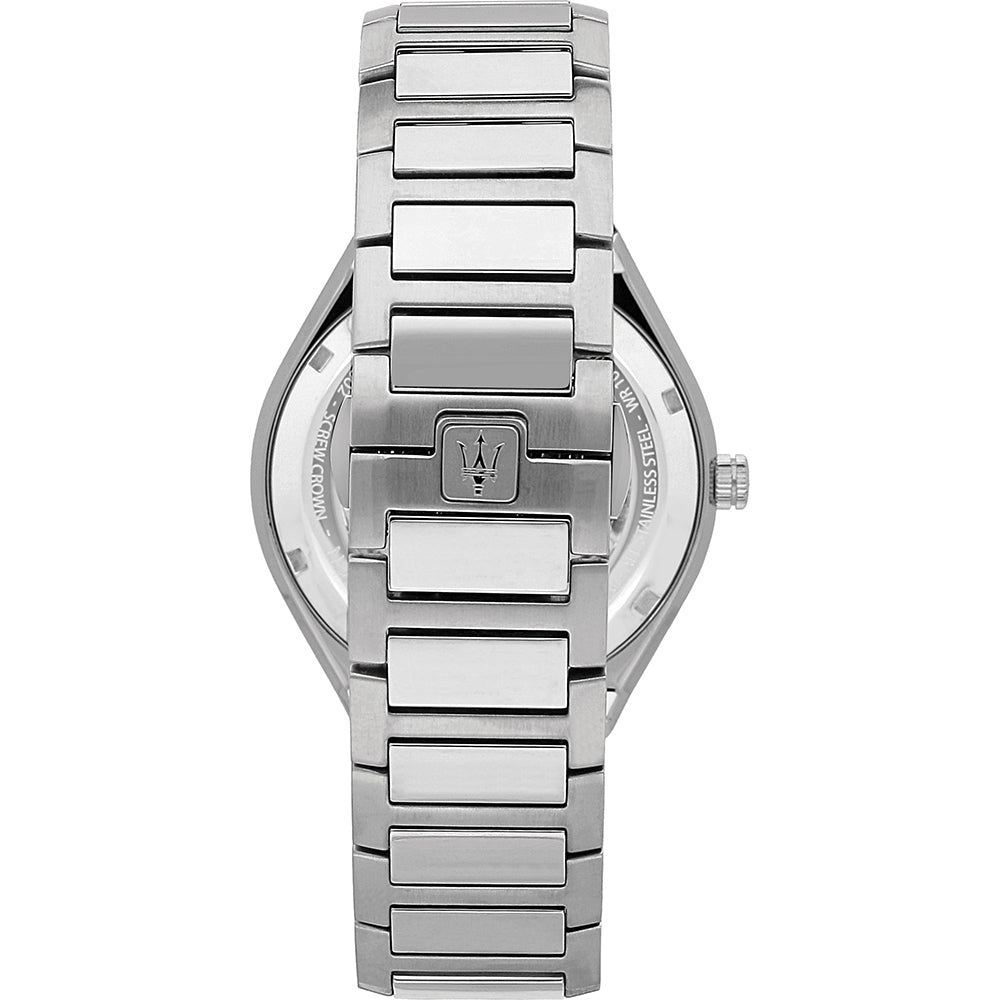 Maserati Stile Silver Automatic Black Dial Men's Watch R8823142002