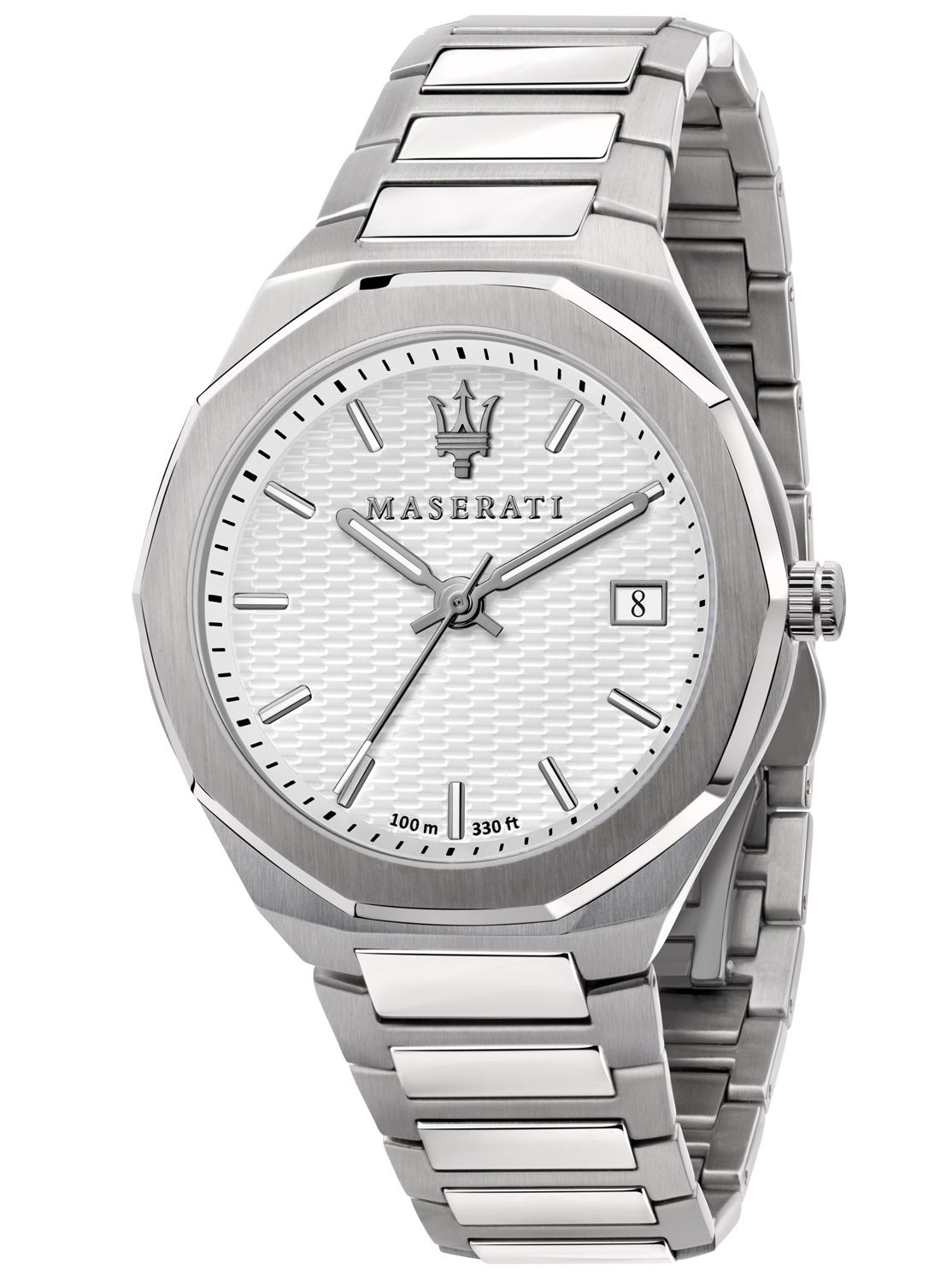 Maserati Stile herenhorloge met witte wijzerplaat R8853142005 Hoofdafbeelding