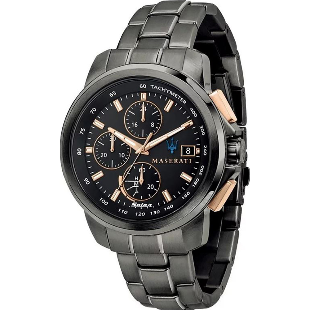 Maserati Successo Charcoal Chronograph Herenhorloge R8873645001 Hoofdafbeelding