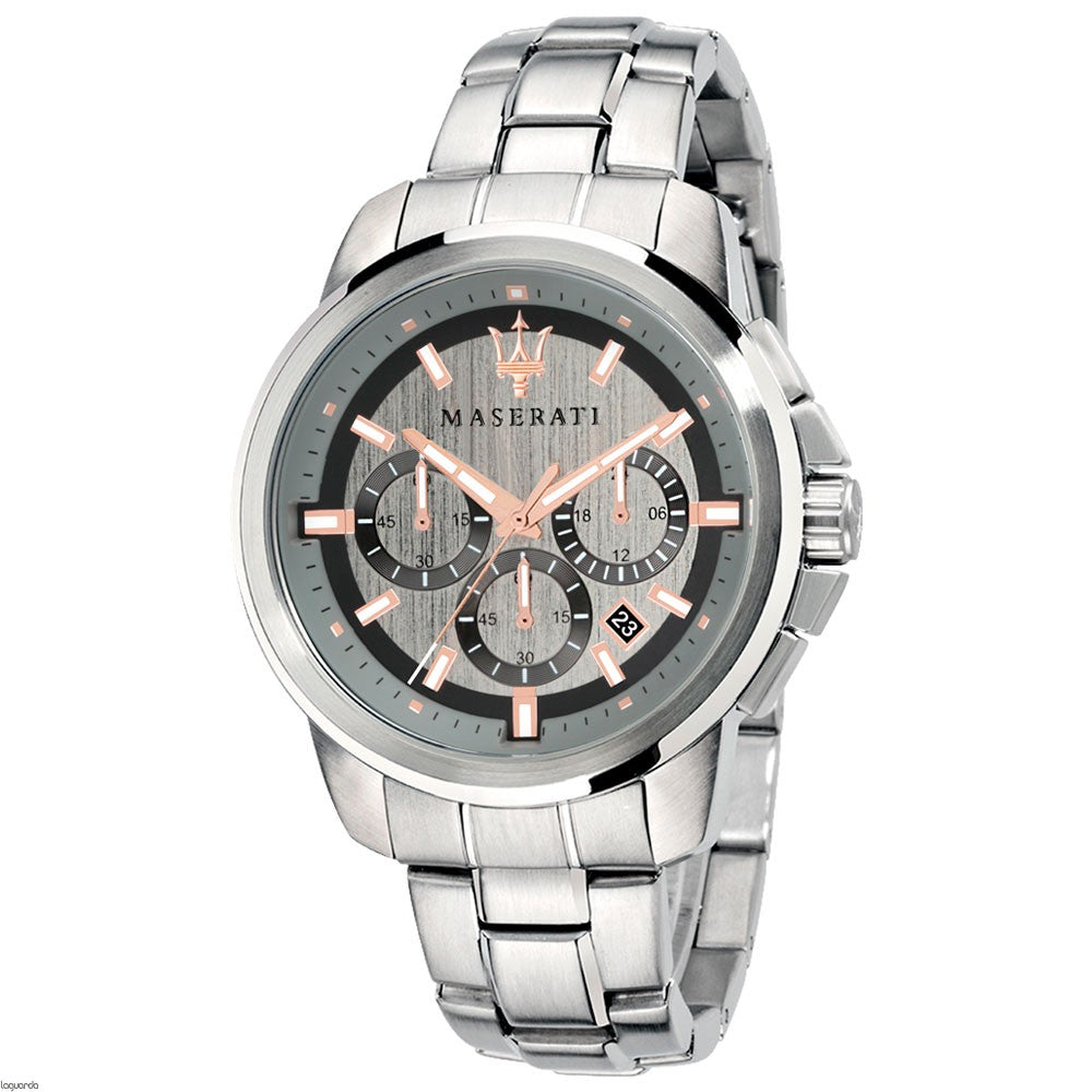 Maserati Successo Chronograph Grey Dial Men's Watch R8873621004 Main image