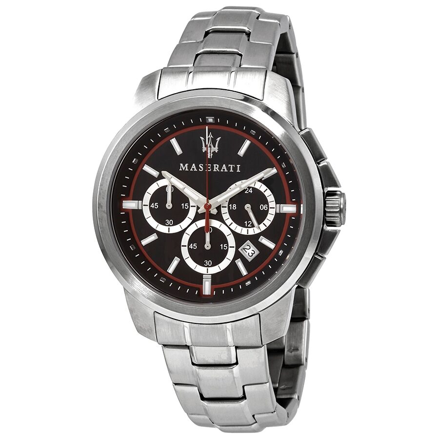 Maserati Successo Chronograph Quartz Black Dial Men's Watch R8873621009 Main image
