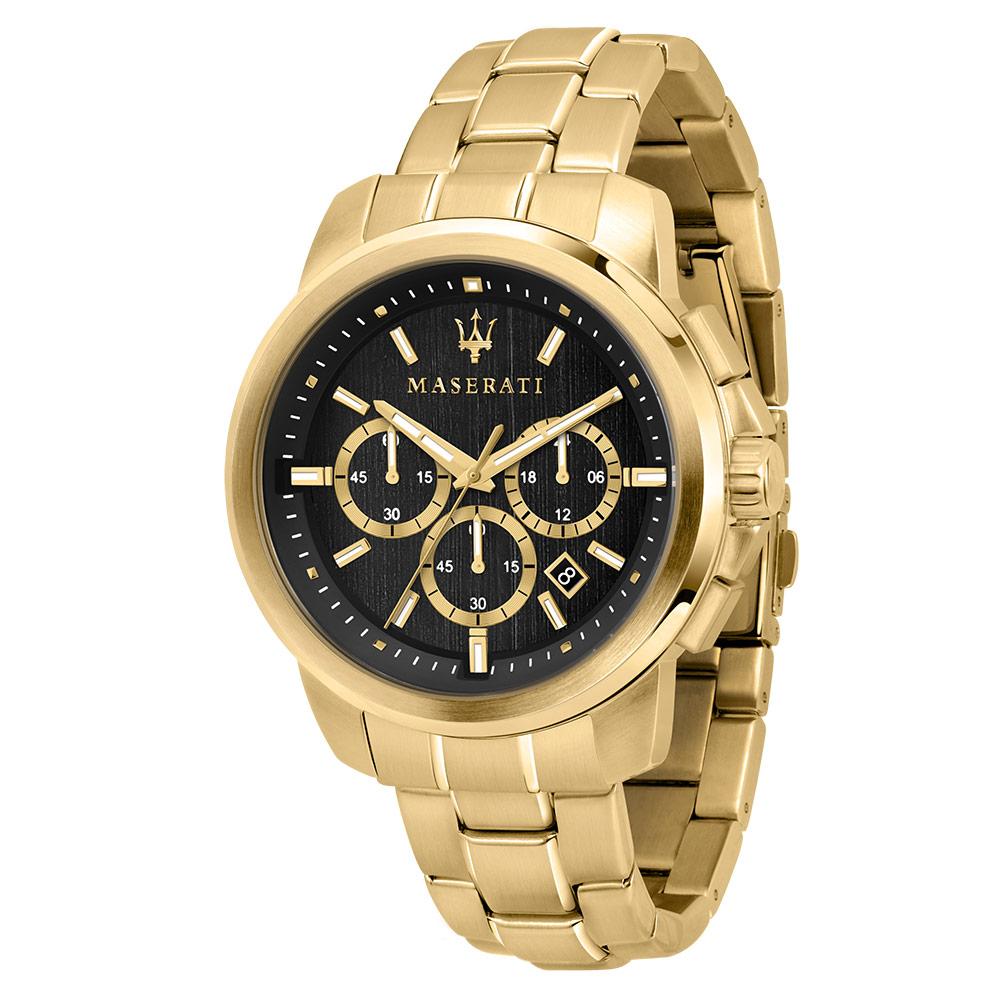 Maserati Successo Chronograph Quartz Black Dial Men's Watch R8873621013 Main image