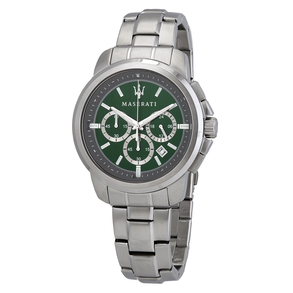Maserati Successo Chronograph Quartz Green Dial Men's Watch R8873621017 Main image