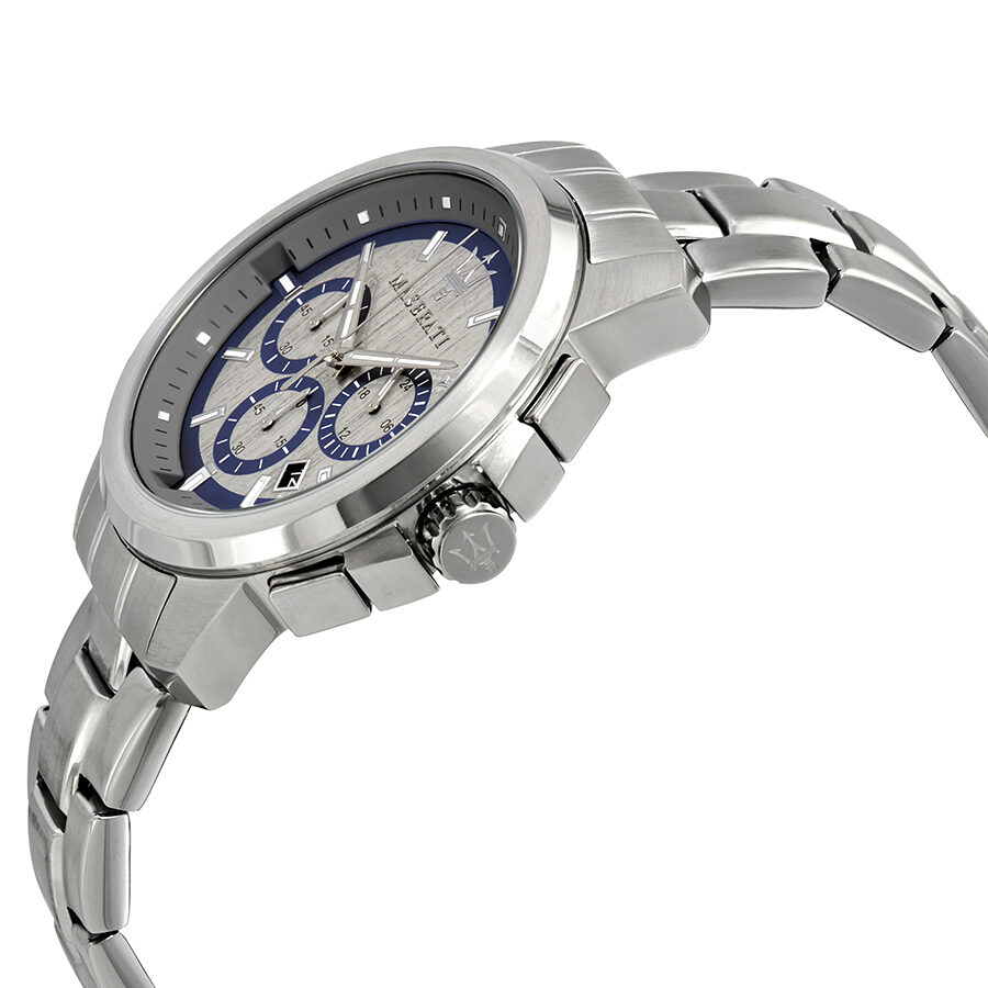 Maserati Successo Chronograph Silver Dial Men's Watch R8873621006 Secundaire afbeelding