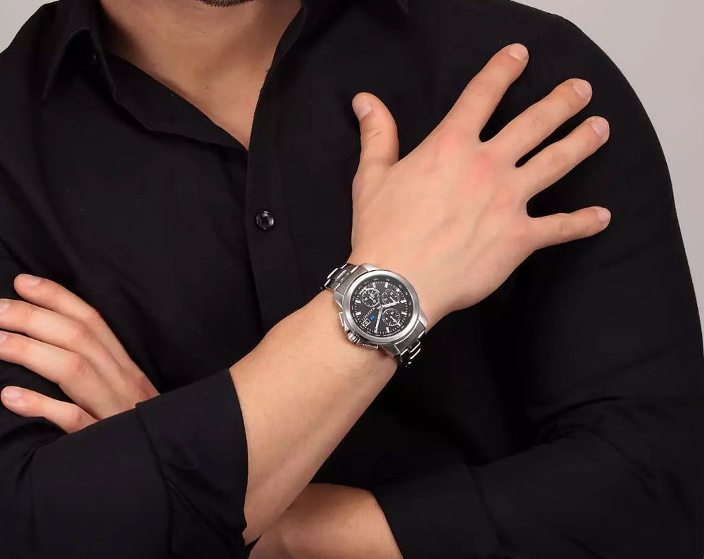 Maserati Successo Silver Chronograph Men's Watch R8873645003