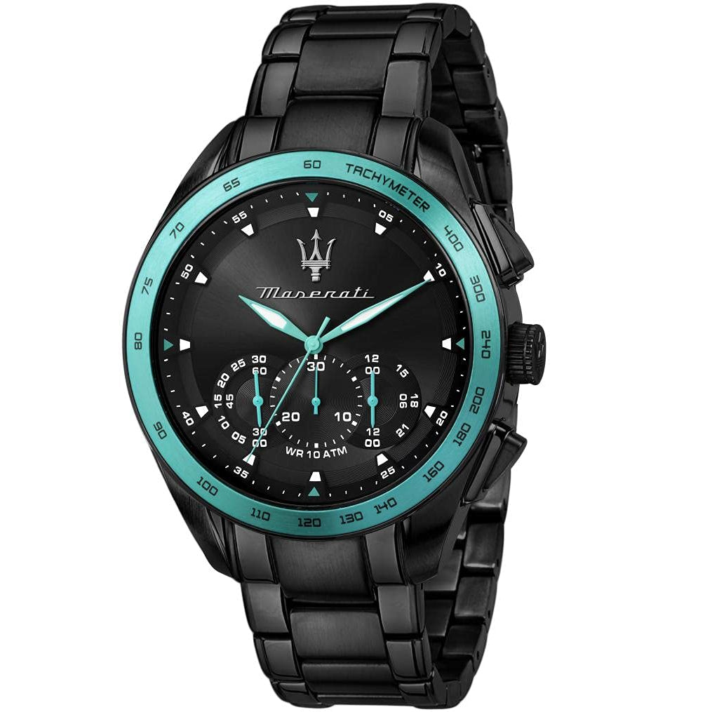 Maserati Traguardo Analog Black Dial Men's Watch R8873644002 Main image