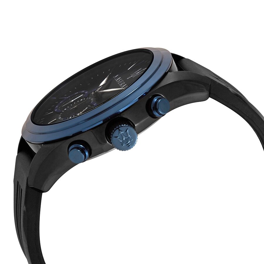 Maserati Traguardo Chronograph Black/Blue Dial Men's Watch R8871612006 Secundaire afbeelding