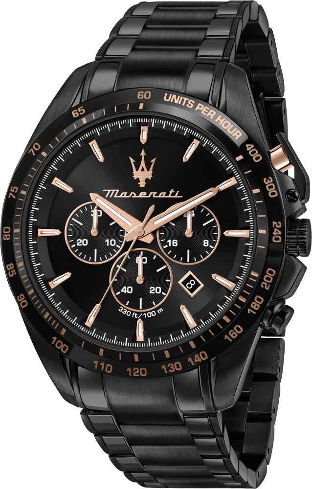 Maserati Traguardo Chronograph Black  Men's Watch R8873612048 Hoofdafbeelding