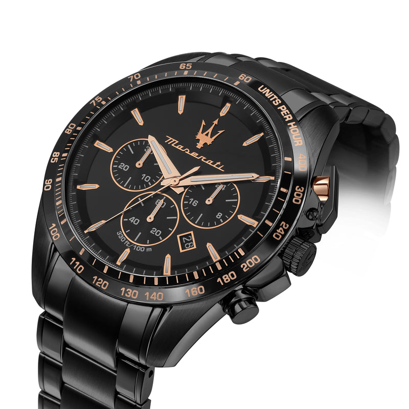 Maserati Traguardo Chronograph Black  Men's Watch R8873612048 Secundaire afbeelding
