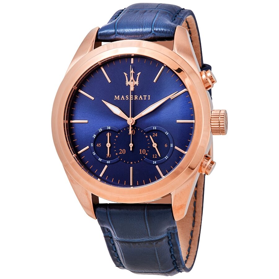 Maserati Traguardo Chronograph Blue Dial Men's Watch R8871612015 Main image