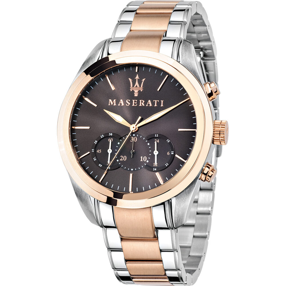 Maserati Traguardo Chronograph Brown Dial Men's Watch R8873612003 Main image