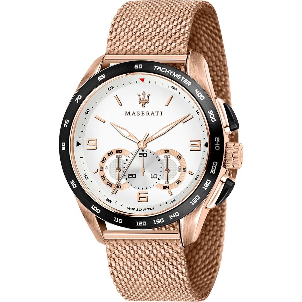 Maserati Traguardo Chronograph Quartz White Dial Men's Watch R8873612011 Main image