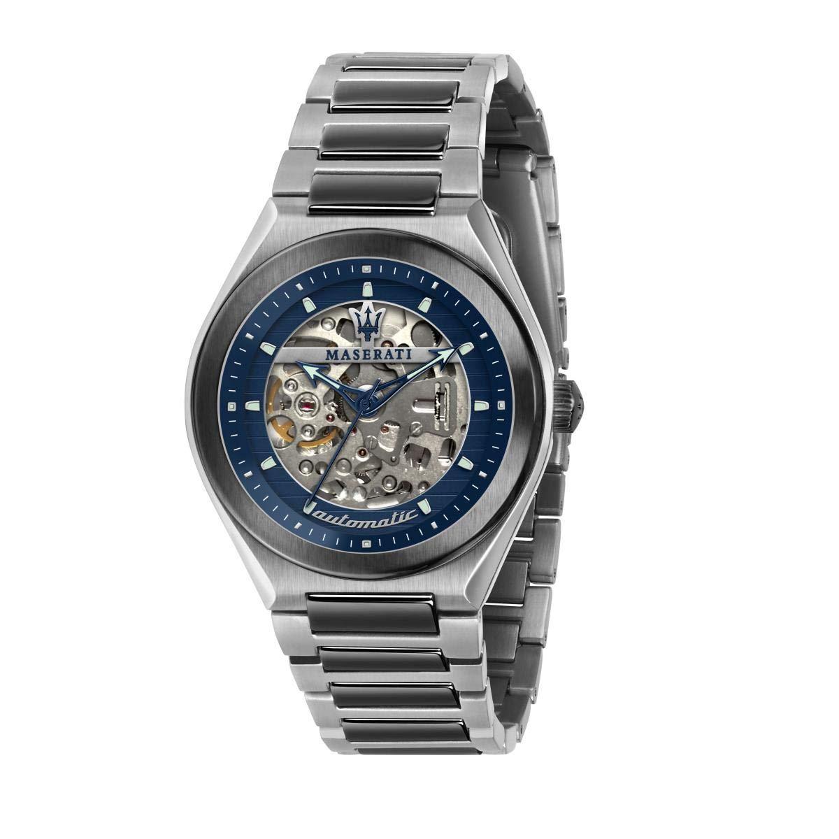 Maserati Triconic Blue Dial Gunmetal Men's Watch R8823139001 Main image