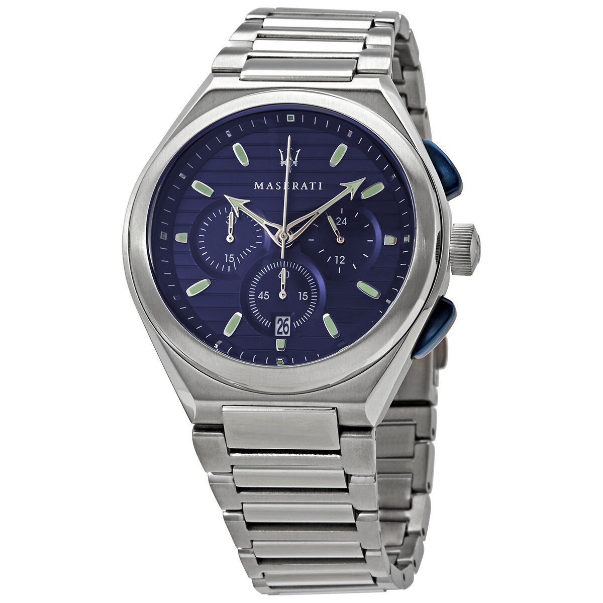 Maserati Triconic Chronograph Quartz Blue Dial Men's Watch R8873639001 Main image