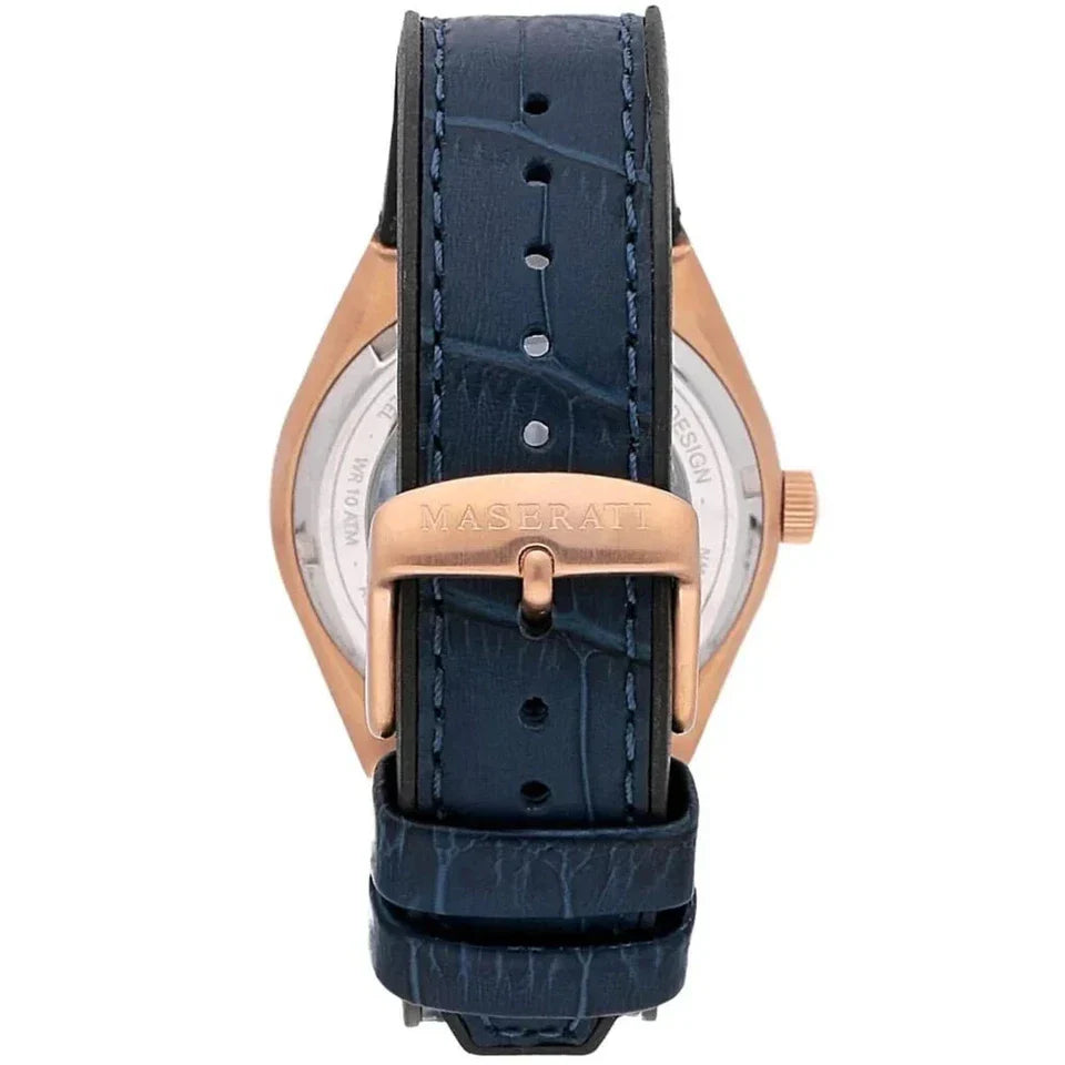 Maserati Triconic Men's Automatic Black Skeleton Dial Watch R8821139001