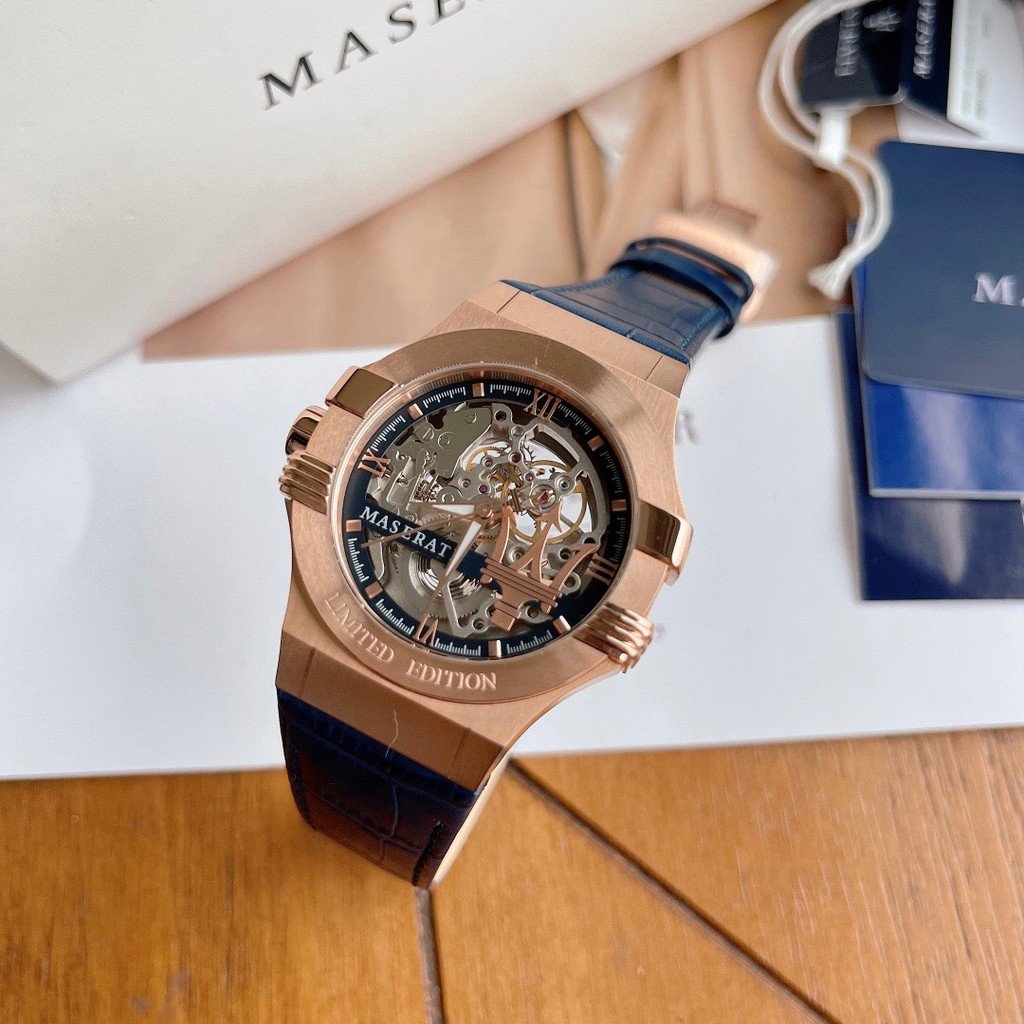 Maserati Watch Automatic Skeleton Rose-Gold Men's Watch R8821108022 Secondary image