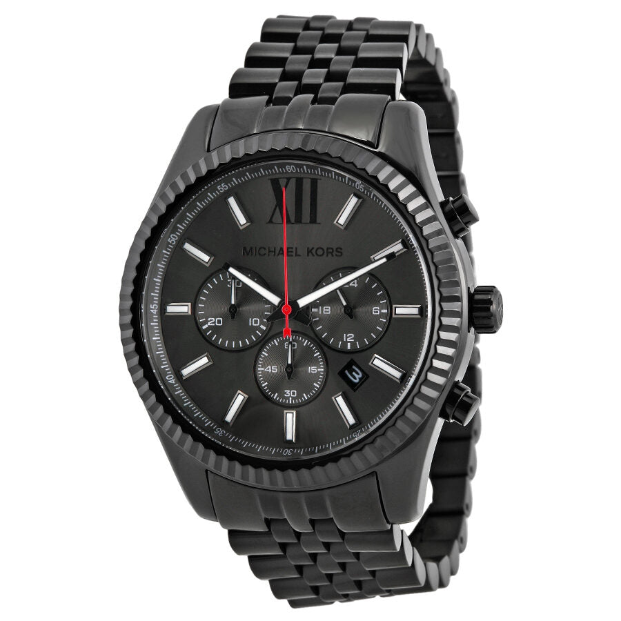 Michael Kors Lexington Chronograaf Herenhorloge Zwart - MK8320 Hoofdafbeelding
